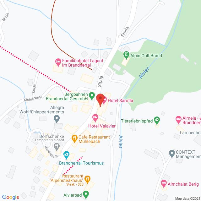 Anfahrtsmappe von Lehrbetrieb Hotel Sarotla nach Hotel Sarotla – Anfahrtsmappe