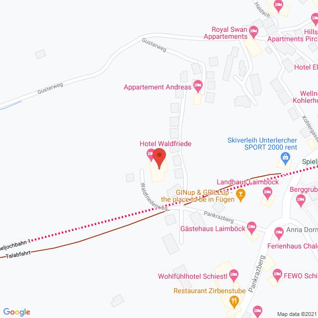 Anfahrtsmappe von Lehrbetrieb Hotel Waldfriede nach Hotel Waldfriede – Anfahrtsmappe