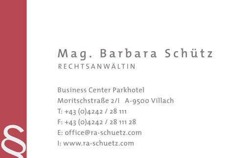 Mag. Barbara Schütz Rechtsanwältin Logo