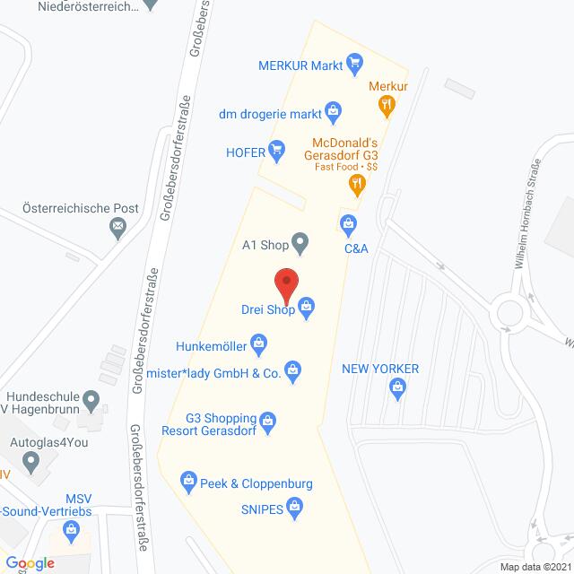 Anfahrtsmappe von Lehrbetrieb Magenta Telekom nach Magenta G3 Shopping Resort – G3 Shopping Resort EG-D-106/EG-D-090, 2201 Gerasdorf bei Wien – Anfahrtsmappe